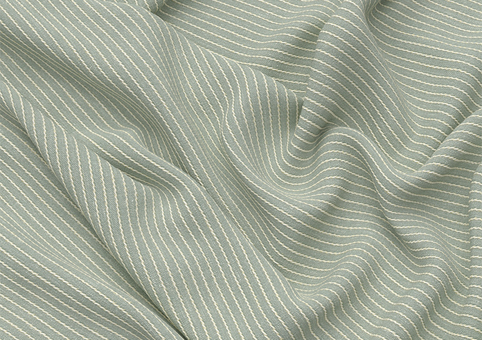 Montierre Stripe, Drift Blue - Roman Blind - Image 4
